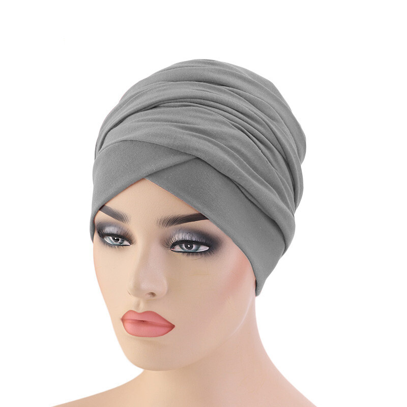 Arab Turban Hat Cap Muslim Women Hijab Long Tail Scarf Head Wrap Hair
