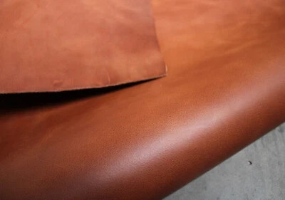 H.E. FÖRSTER Pelle naturale, pezzo di pelle, pelle bianca, pelle spessa, pelle di bufalo, marrone cognac whisky