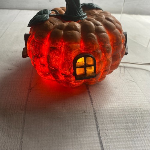 ABC Item 4 PC MUNCHKIN & LIGHTED PUMPKIN SET Halloween Fall Mice Bears Decor Set - Picture 21 of 22