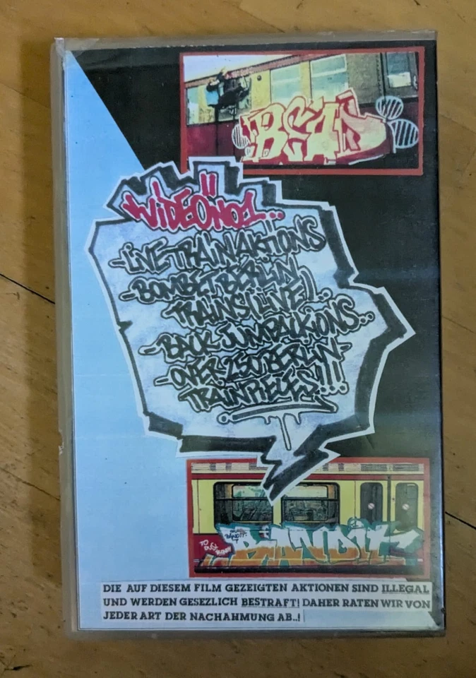 TRUE 2 THE GAME - Strictly Trainstuff VHS (1997) Graffiti Berlin Germany RARE - Bild 2 von 3