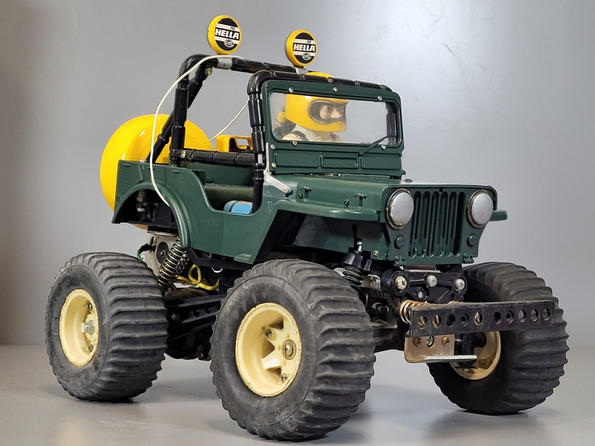 Vintage original 1982 Tamiya 1/10 R/C Wild Willy M38 Jeep Vintage original 1982 Tamiya 1/10 R/C Wild Willy M38 Jeep