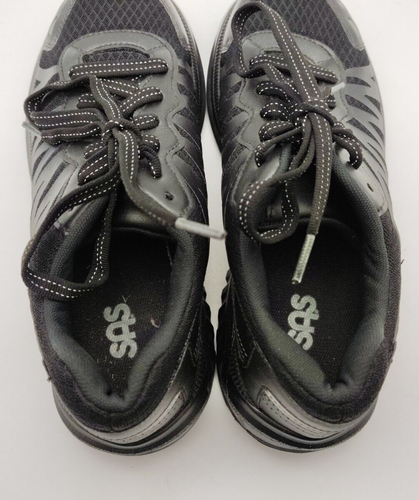 SAS Mission One Mens Sneaker Black Lace Up Athletic Shoes Vibram Sole Size 7 B - Picture 5 of 7