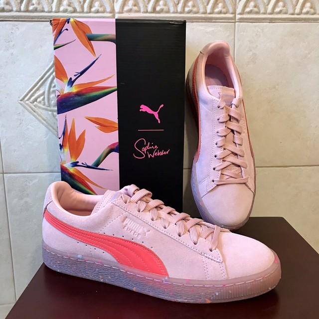 puma x sophia webster suede sneakers