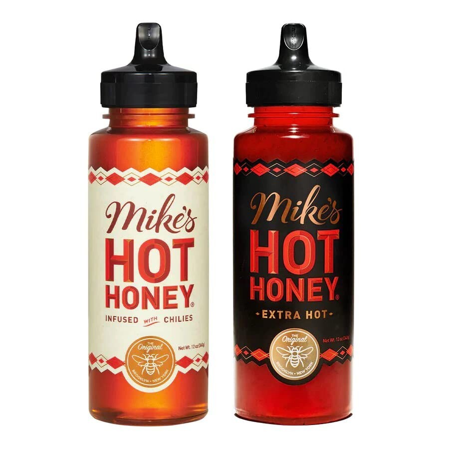 Paquete combinado Mike's Hot Honey original y extra caliente
