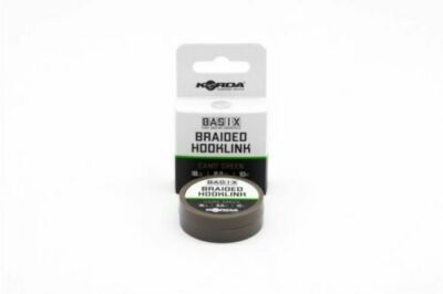 Korda Carp Fishing Basix Range - Braided Hooklink - All Sizes