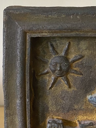 Scultura da appendere in rilievo brutalista Seattle Art ago spaziale skyline quercia - Foto 2 di 9