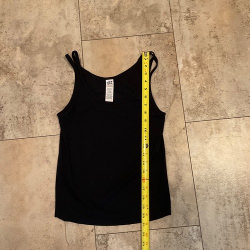 Joy Lab Women’s Size XS Black Stretch Tank Top Double Spaghetti Straps Casual - Picture 8 of 10