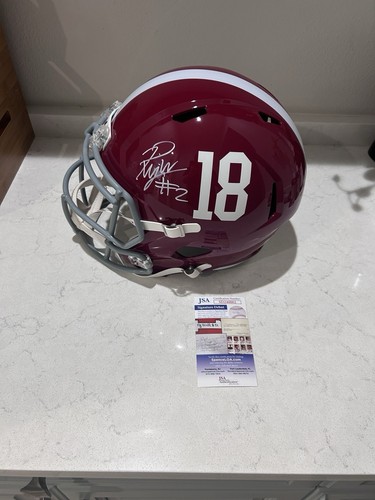 Ryan Williams handsignierter signierter Helm Full Size Replica Alabama JSA Zertifikat