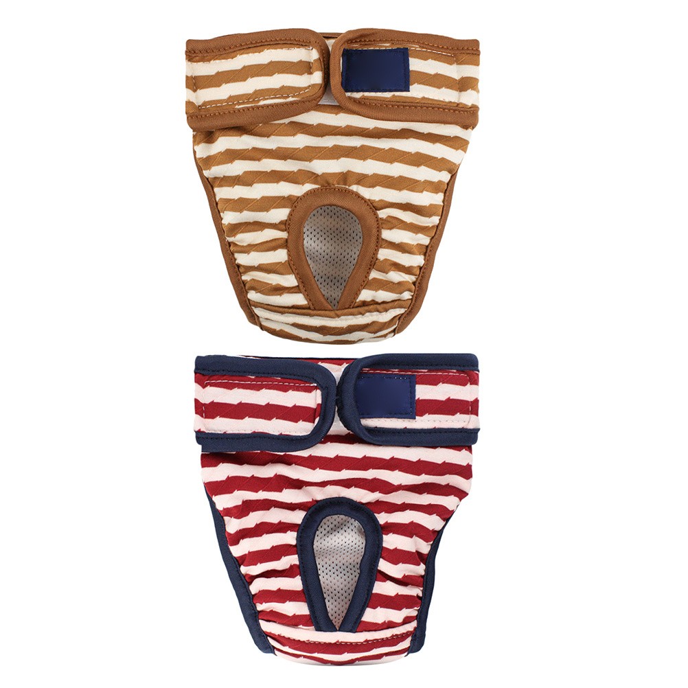 2 Pcs Pannolini Per Cani Riutilizzabili Cuccioli Accessori Animali Domestici foto 6
