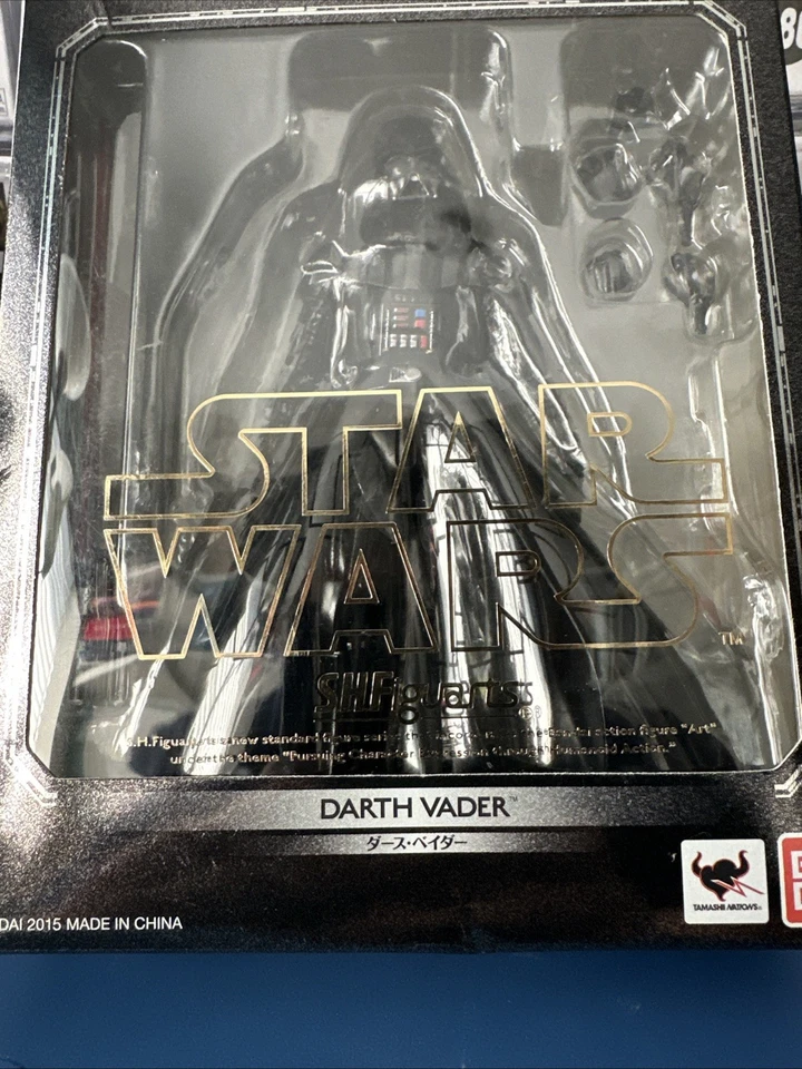 S.H. Figuarts Star Wars Darth Vader Classic Version A New Hope New In Box US - Image 4 of 4