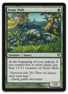 Scute Mob #182/249 Zendikar MTG