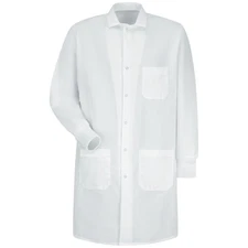Red Kap Unisex Specialized Cuffed Lab Coat with Exterior Pocket