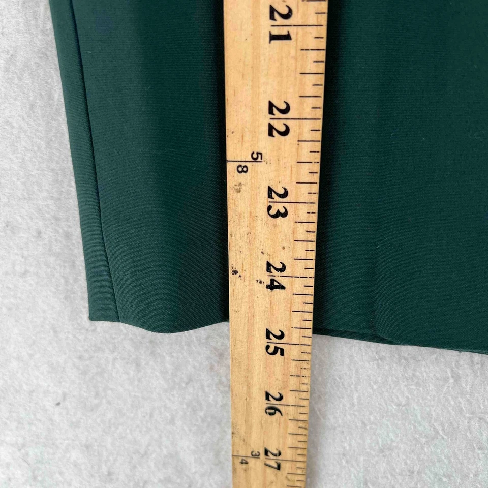 Женская юбка-карандаш LES COPAINS длина до колена зеленая с высоким подъемом размер W27 L24 - Изображение 4 из 4