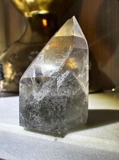 Wunderschöner Gartenquarz / Lodolith Turm, Mineral Kristall Edelstein Deko