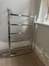 Towelrads  80cm By 50cm Chrome Flat Towel Radiator With Heating Element