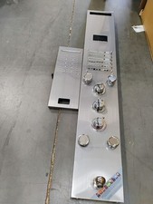 VEVOR Shower Panel Tower System 6 Modes Digital Display Stainless Steel Rainfall