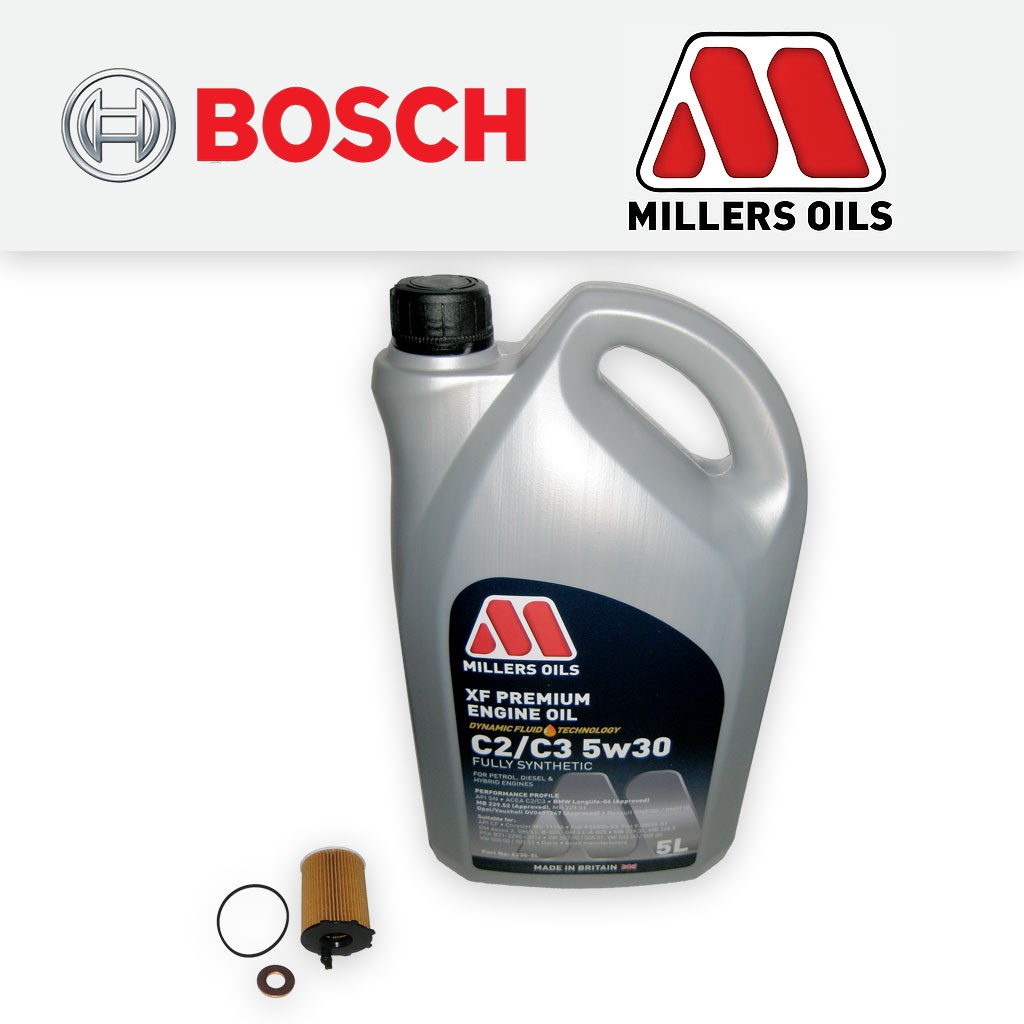 SERVICE KIT for CITROEN C3 II 1.4 HDI DV4C OIL FILTER +C2/C3 XF OIL (2009-2015)