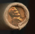 1956 D Lincoln Cent OBW Original Bank Wrap Unc. Roll * No Reserve *