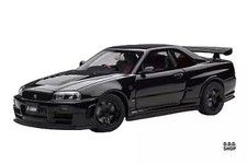 1/18 Nismo R34 GT-R Z-tune Black Model Car Highly Detailed