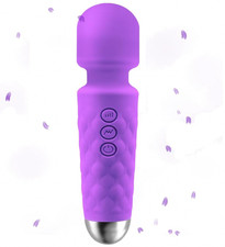 Portable Muscle Mini Massager, Upgraded Muscle Relaxer Waterproof Light Purple