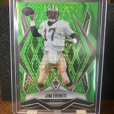 2025 Panini Phoenix - Jim Everett #141  Neon Green Mojo /75 New Orleans Saints