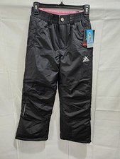 Zeroxposur All Weather Waterproof Snow Ski Pants Size 10/12 Brand New Black