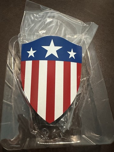 Marvel Civil War Captain America Shield Scaled Replicas EFX w/ COA AP - Picture 9 of 9