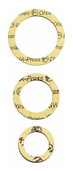 "Haas Verschraubungsdichtung Oha-Press Gelb, 19 X 27 X 1,8 Mm, 3/8\" - 8831"-image