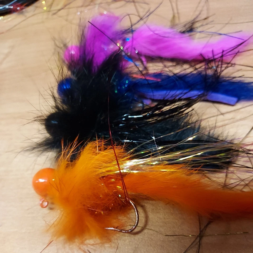 Plantillas de contracción de 1/2 oz colores populares paquete de 8 salmón/cabeza de acero Foto 2 de 4