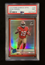 2019 Donruss Optic #167 Deebo Samuel Rated Rookie Red /99 RC PSA 9 Mint