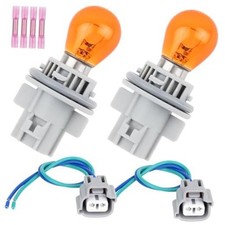 Front Turn Signal Light Socket with Wire Harness Pigtail Connector Fit for