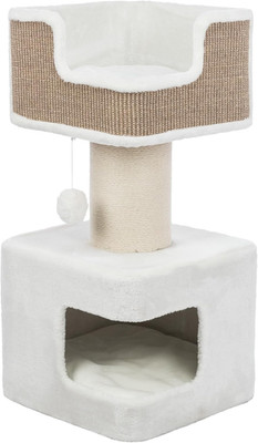 Ava Cat Tree with Condo & Scratching Post - Indoor Cat Furniture, Brown
