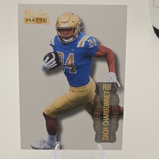 Wild Card MATTE Zach Charbonnet #MB-124 2022 Base Set Football Trading Card