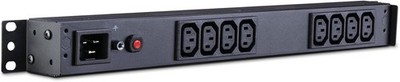 CyberPower PDU20BHVIEC8R Basic PDU, 208-230V/20A, 8 Outlets, 1U Rackmount