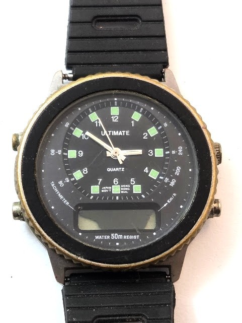 Vintage Ultimate Quartz Ana-Digi Men's Wrist Watch, Vintage Watches