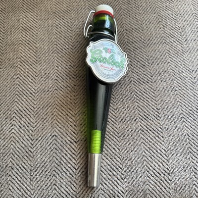 Grolsch Dual Side Premium Lager Badge Flip Top Bottle Green Acrylic Tap Handle