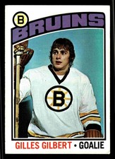 1976-77 Topps Gilles Gilbert #255 - Boston Bruins