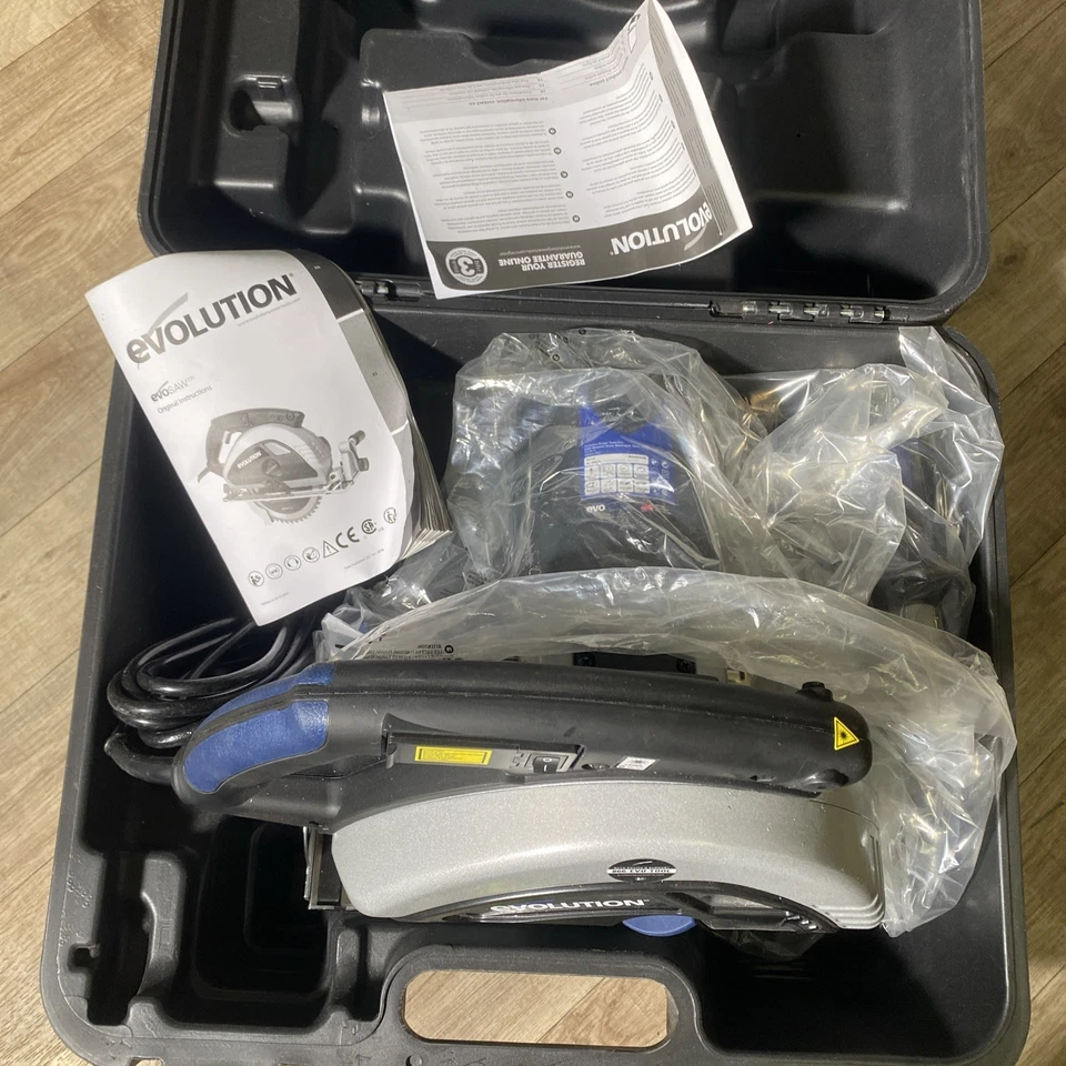 Evolution Metal Cutting Circular Saw, 9" Evosaw2301 New With Case - Image 3 of 4
