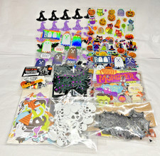 Halloween Scrapbooking Stickers Ghosts Bats Spiders Pumpkins DIY Craft Set NEW