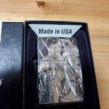 ZIPPO Re Zero H Character Engraved Lighter USA Made Used