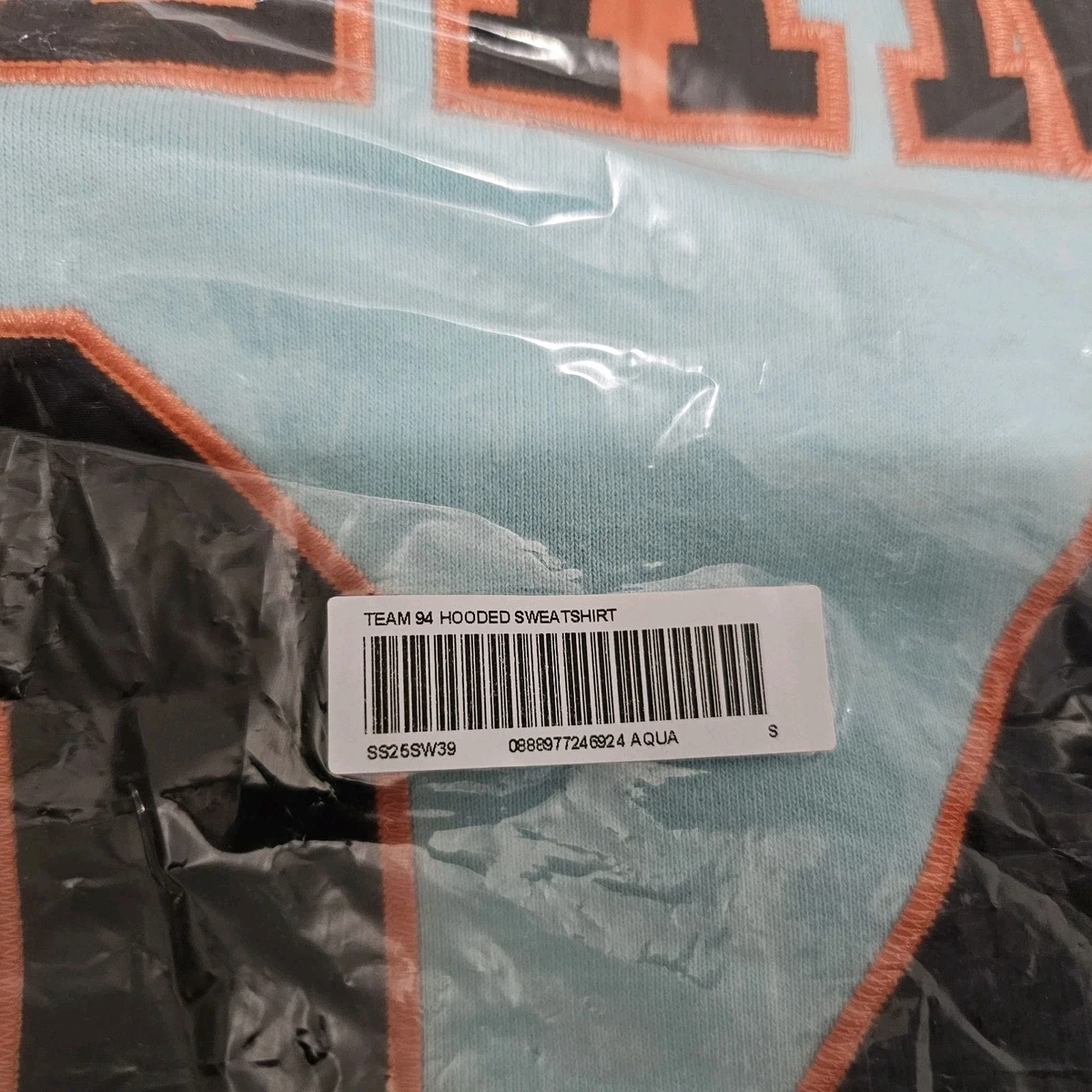 Supreme Team 94 Hooded Sweatshirt SS25 AQUA (SMALL) | eBay