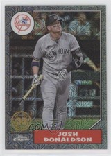 2022 Update 1987 Topps Chrome Silver Pack Series Mojo Black Josh Donaldson r0j