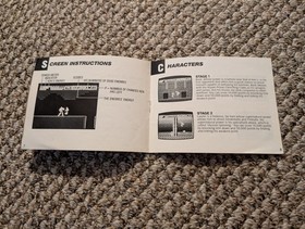 Fist Of the North Star Nintendo NES Manual Only Instruction Booklet Taxan