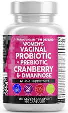Clean Nutraceuticals Vaginal Probiotics for 60 Count (Pack of 1), Natural 