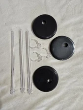 Barbie Doll Stands Signature Basics Black  Regular Size Waist Grip Lot of 3 New