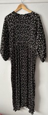 Fate & Becker Maxi Dress Black Floral Size 14