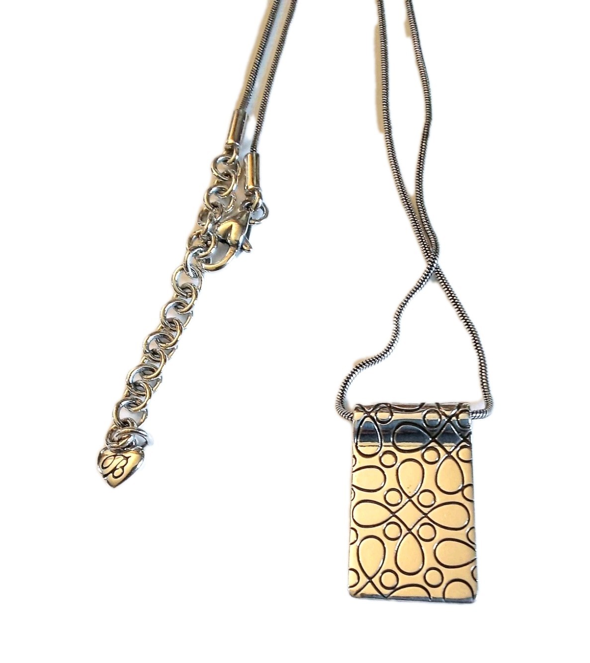 Brighton  Rectangle With Multicolor Crystals Pend… - image 5