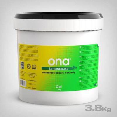 ONA Gel Lemongrass 3,8 kg Geruchstralisierer   4 Wochen, natürlich & sicher