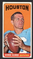 1965 Topps GEORGE BLANDA Houston Oilers SP #69 *Low Grade Filler* (2)
