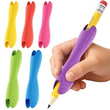 6-Pack Mixed Sizes Colors Silicone Pencil Grips for Kids  Adults,Ergonomic A...